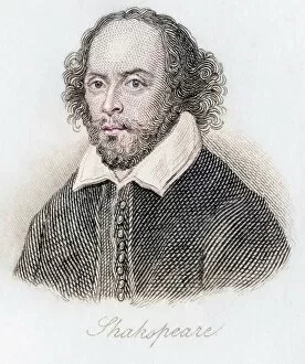 Great Musicians Collection: William Shakespeare (engraving)