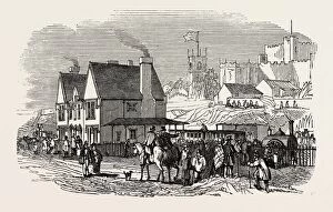 Line Collection: Opening of the Lancaster and Carlisle Railway: Lancaster Station, Uk, 1846