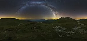 Space Collection: 360 panorama of the Milky Way over Lago-Naki plateau, Russia