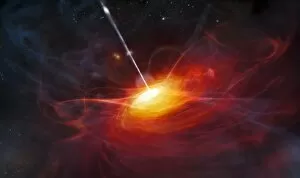 Active Galactic Nucleus Collection: Artists concept of Quasars