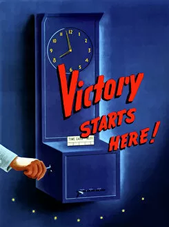 Advertisement Collection: Digitally restored war propaganda poster