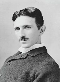 Napoleon Sarony Collection: Inventor and scientist Nikola Tesla. circa 1890