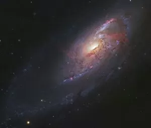Black Holes Collection: M106, spiral galaxy in Canes Venatici