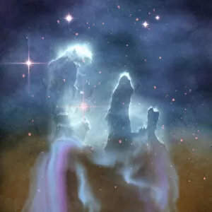 Space exploration Jigsaw Puzzle Collection: Pillars of Creation in the Eagle Nebula