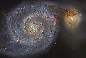 Spiral Arms Collection: The Whirlpool Galaxy and its companion galaxy