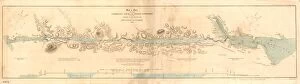 Scotland Poster Print Collection: Map or Chart of the Caledonian Canal, or Inland Navigation from the Western to the Eastern Sea by