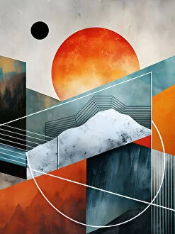 Modern art Canvas Print Collection: Abstract Horizons