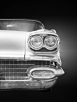 Photograph Collection: American classic car Bonneville 1958 Convertible