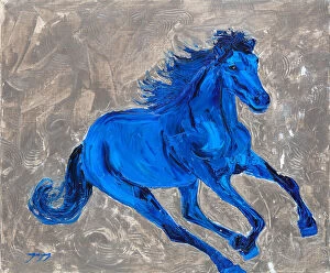 Running Collection: Blue Horse