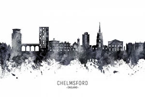 Related Images Framed Print Collection: Chelmsford England Skyline