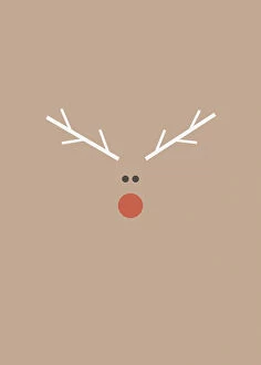 Holidays Metal Print Collection: Christmas Reindeer