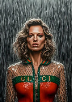 Portraits Premium Framed Print Collection: Gucci 14