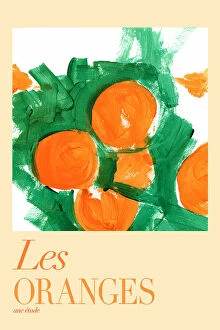 Food and Drinks Fine Art Print Collection: Les Oranges Une Étude 1