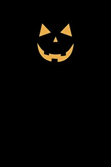 Halloween Collection: Minimal jack-o'-lantern