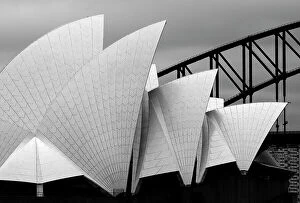Urban cityscapes Canvas Print Collection: Opera house Sydney