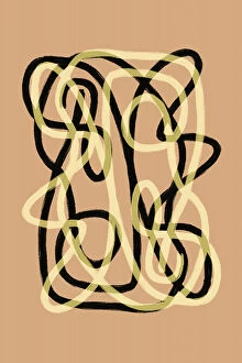 Contemporary art Greetings Card Collection: Scribbles 3