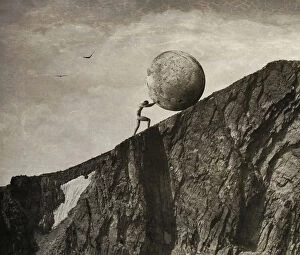 Posters Canvas Print Collection: sisyphus