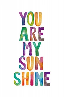 Rainbows Acrylic Blox Collection: You Are My Sunshine