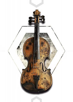 Fractal Pillow Collection: Violin 2