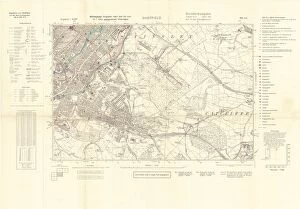President Collection: North Sheffield marked with bombing targets, c. 1940