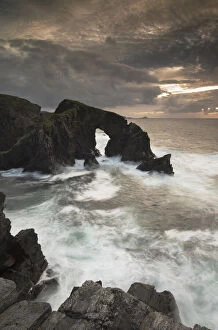 SCOTLAND - The Big Picture Poster Print Collection: Rock archway at sunset, Isle of Lewis, Outer Hebrides, Scotland, UK, September 2014