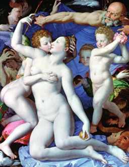 Mannerism Photographic Print Collection: An Allegory with Venus and Cupid, c1523-1568. Artist: Agnolo Bronzino