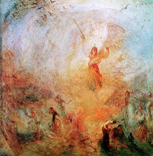 Impressionist art Collection: The Angel Standing in the Sun, 1846. Artist: JMW Turner