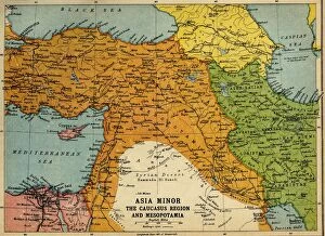 Cyprus Jigsaw Puzzle Collection: Asia Minor, the Caucasus Region and Mesopotamia, First World War, c1915, (c1920)
