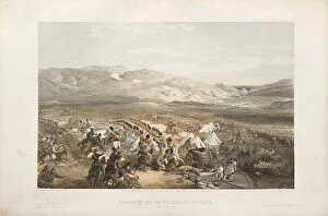 Balaklava Collection: The attack of the heavy cavalry brigade in the Battle of Balaklava on October 25, 1854, 1854-1855