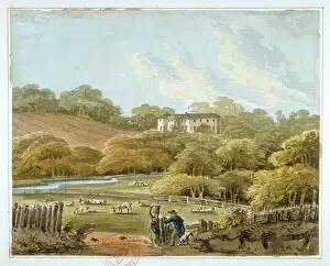 Bromley Fine Art Print Collection: Beckenham Place and grounds, Beckenham, Kent, c1790