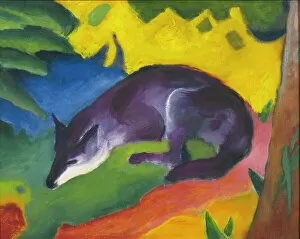Expressionism Metal Print Collection: Blue-Black Fox, 1911