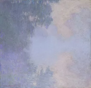 Landscape paintings Collection: Branch of the Seine near Giverny (Mist), 1897. Creator: Claude Monet