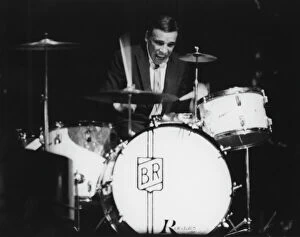 Black and White Canvas Print Collection: Buddy Rich, London, 1967. Creator: Brian Foskett