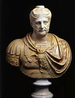 Carthaginians Collection: Bust of Hannibal Barca