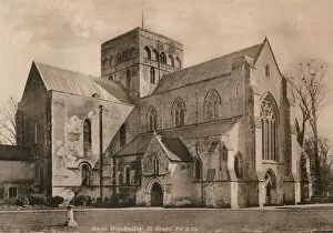 Norman architecture Jigsaw Puzzle Collection: Church of the Hospital of St Cross, Winchester, Hampshire, early 20th century(?)