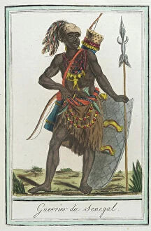 Ethnology Collection: Costumes de Différents Pays, Guerrier du Senegal, c1797. Creators
