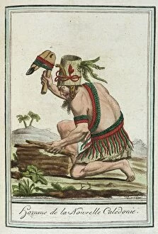Ethnology Collection: Costumes de Différents Pays, Homme de la Nouvelle Calédonie, c1797