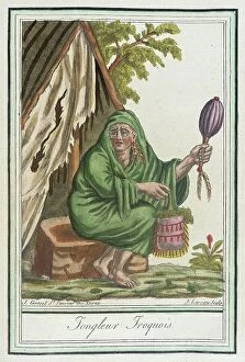 Iroquois Collection: Costumes de Différents Pays, Iongleur Iroquois, c1797. Creator: Jacques Grasset de Saint-Sauveur