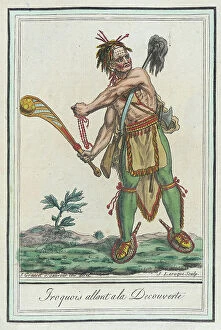 Local People Collection: Costumes de Différents Pays, Iroquois Allant a la Decouverte, c1797