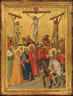 Dying Collection: The Crucifixion, 1340s. Creator: Pietro Lorenzetti