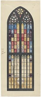 Description Collection: Design for window in the South Transept of the Dom in Utrecht, 1878-1938