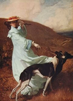 Charles White Poster Print Collection: Diana of the Uplands, 1903-1904, (c1915). Artist: Charles Wellington Furse