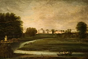 Stately Home Collection: Distant View Of Birdingbury Hall, Warwickshire, 1800. Creator: Unknown