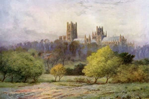 11th Century Collection: Ely Cathedral, Cambridgeshire, 1924-1926. Artist: FC Varley