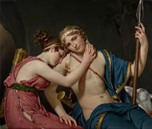 Neoclassicism Jigsaw Puzzle Collection: The Farewell of Telemachus and Eucharis, 1818. Artist: David, Jacques Louis (1748-1825)