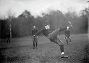 Kicking Collection: Football - Costello; Georgetown-Virginia Game, 1912. Creator: Harris & Ewing
