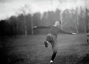 Kicking Collection: Football - Costello; Georgetown-Virginia Game, 1912. Creator: Harris & Ewing