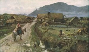 Landscape paintings Jigsaw Puzzle Collection: Galway Gossips, c1887, (c1930). Creator: Sir Ernest Albert Waterlow