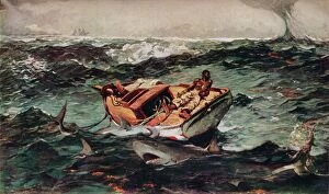 Winslow Homer Collection: The Gulf Stream, 1899, (1943). Creator: Winslow Homer