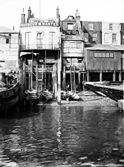 British Library Collection: The Harbour Masters office at 74 Narrow Street, Limehouse, London, c1905. Artist
